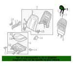 Headrest - Kia (88700-2T510AK8) - view 4