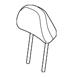 Headrest - Kia (88700-2T510AK9) - view 3