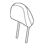 Headrest - Kia (88700-2T710AWA) - view 3