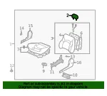 Headrest - Kia (88700-3C310BTB) - view 4