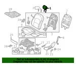 Headrest - Kia (88700-3R540GXT) - view 4