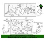 Headrest - Kia (88700-3T000KCF) - view 4