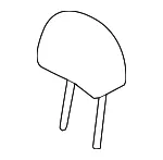 Headrest - Kia (88700-3T010KCF) - view 3