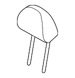 Headrest - Kia (88700-3W501EAP) - view 3