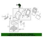 Headrest - Kia (88700-3W600EA2) - view 4