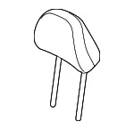 Headrest - Kia (88700-4C021AN7) - view 3