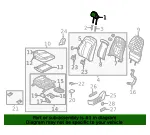Headrest - Kia (88700-4C030MA3) - view 4
