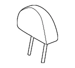 Headrest - Kia (88700-4D081AGX) - view 3