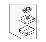 Armrest Assembly - Nissan (88700-9BU2C) - view 3