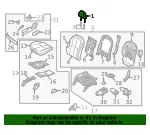 Headrest - Kia (88700-A9020DLF) - view 4