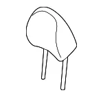 Headrest - Kia (88700-B2000CUS) - view 3