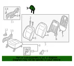 Headrest - Kia (88700-B2000KE7) - view 4