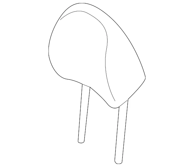 Headrest - Driver's Side (LH) - Kia (88700-B2100CX2)