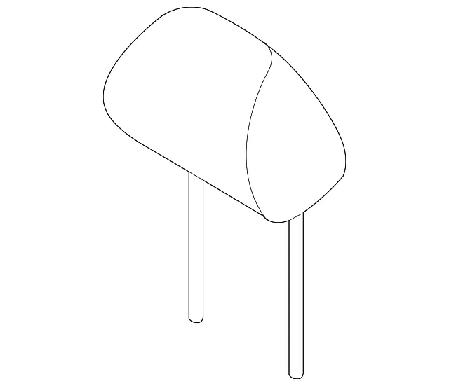 Headrest - Kia (88700-D4100A2G)