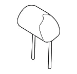 Headrest - Kia (88700-D5530G3E) - view 3