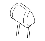 Headrest - Kia (88700-D9210D9E) - view 3