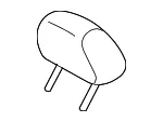 Headrest - Kia (88700-FD500791) - view 3