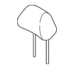 Headrest - Kia (88700-G5020DPW) - view 3