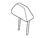 Headrest - Kia (88700-L3070C25) - view 3