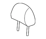 Headrest - Kia (88700-M7010B4B) - view 3