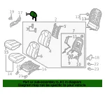 Headrest - Kia (88700-R5000MQV) - view 4