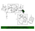 Headrest - Kia (88705-2J100ACL) - view 4