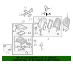 Headrest Guide - Kia (88713-3R010UP) - view 4