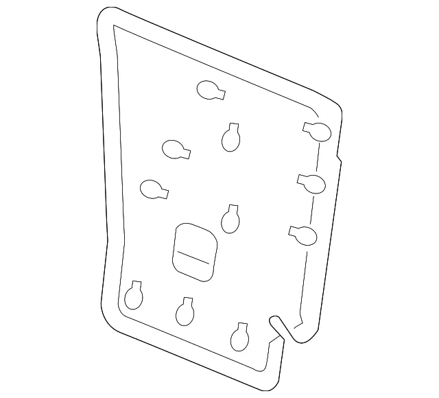 Seat Back Panel - Passenger Side (RH) - Nissan (88716-4CC1B)