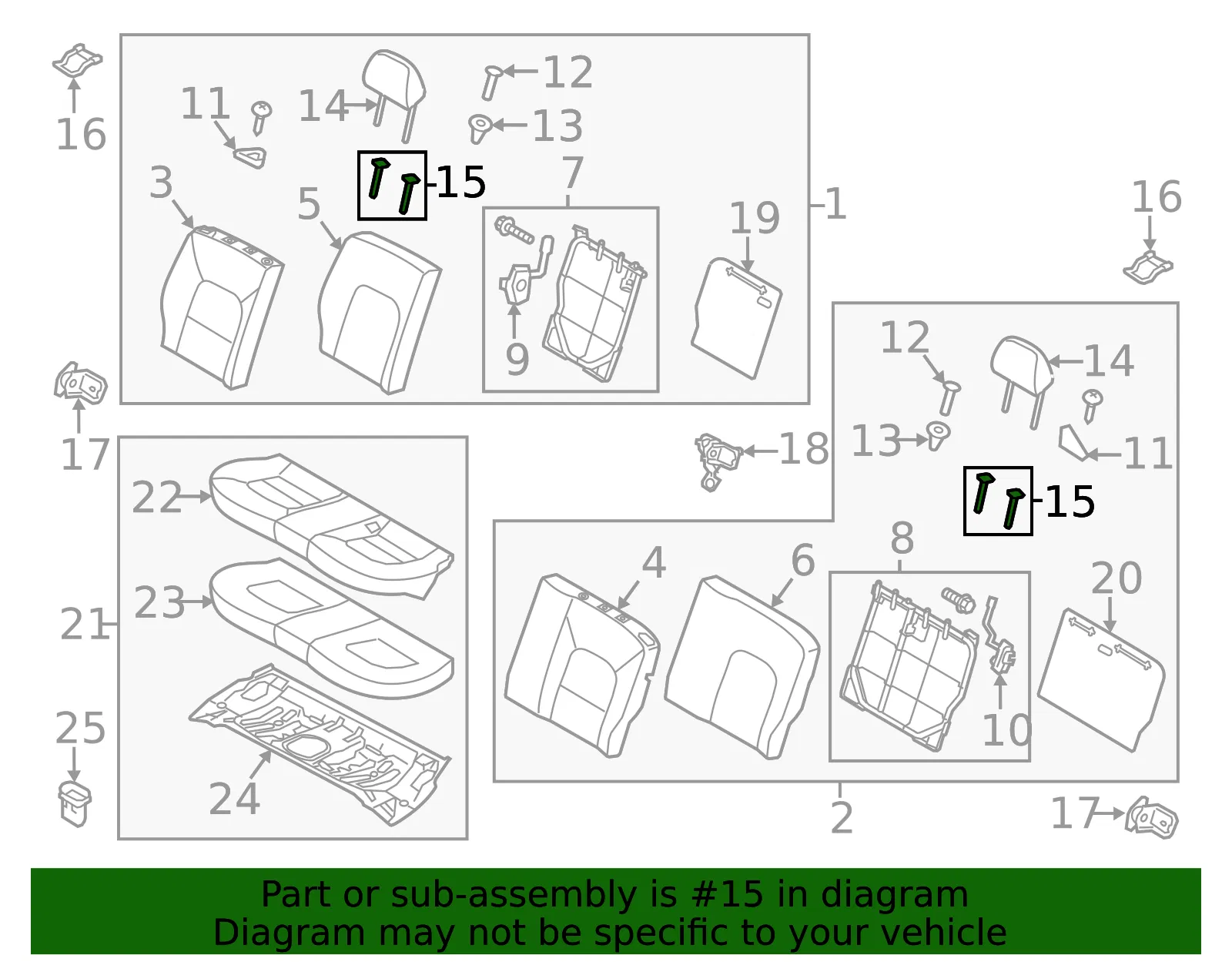 Headrest Guide - Kia (88720-1R000HU) - view 2