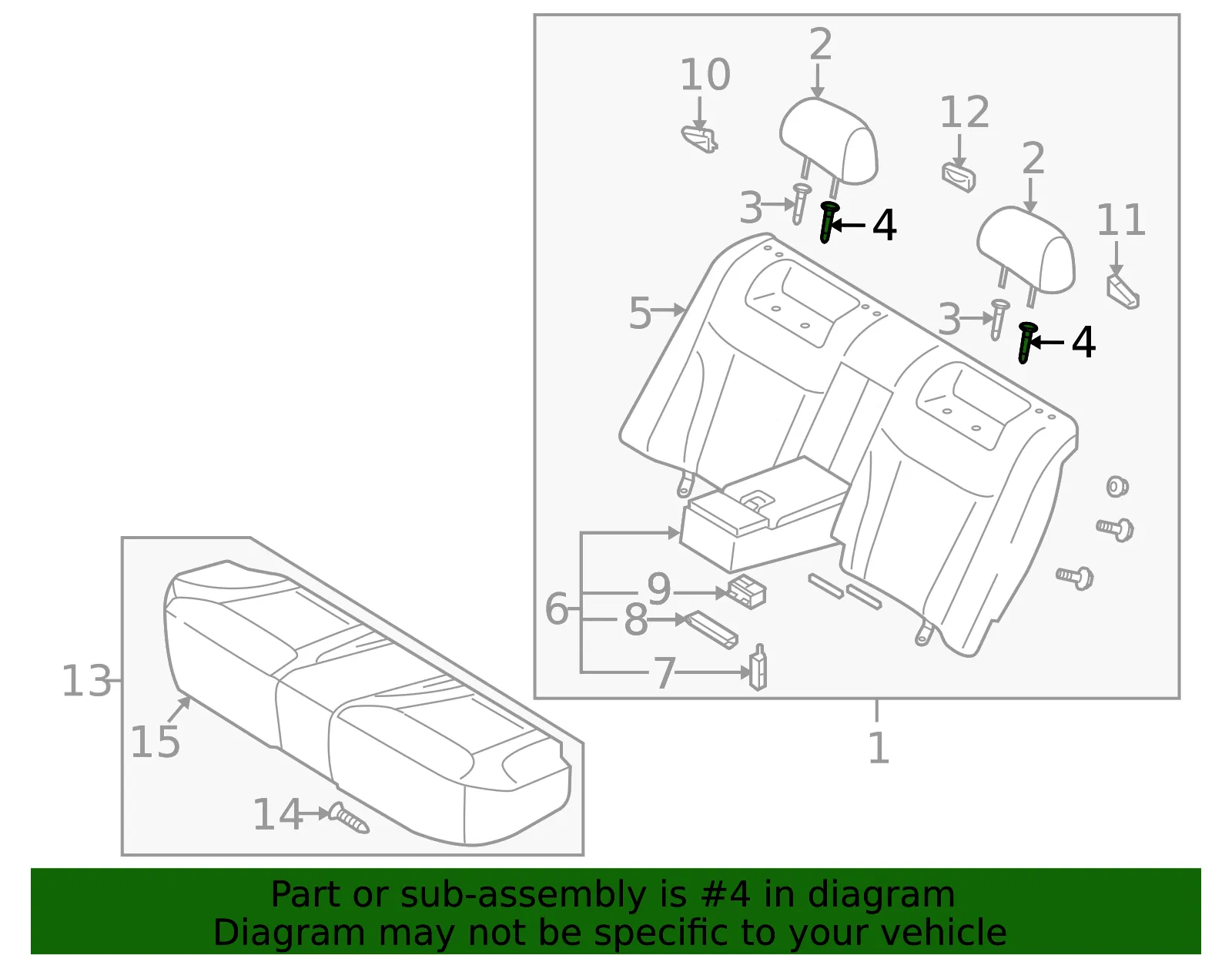 Headrest Guide - Kia (88720-25000NF) - view 2
