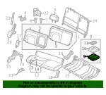 Armrest Base - Nissan (88720-9BU0C) - view 4