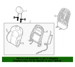 Headrest Guide - Kia (88722-C5AB0WK) - view 4
