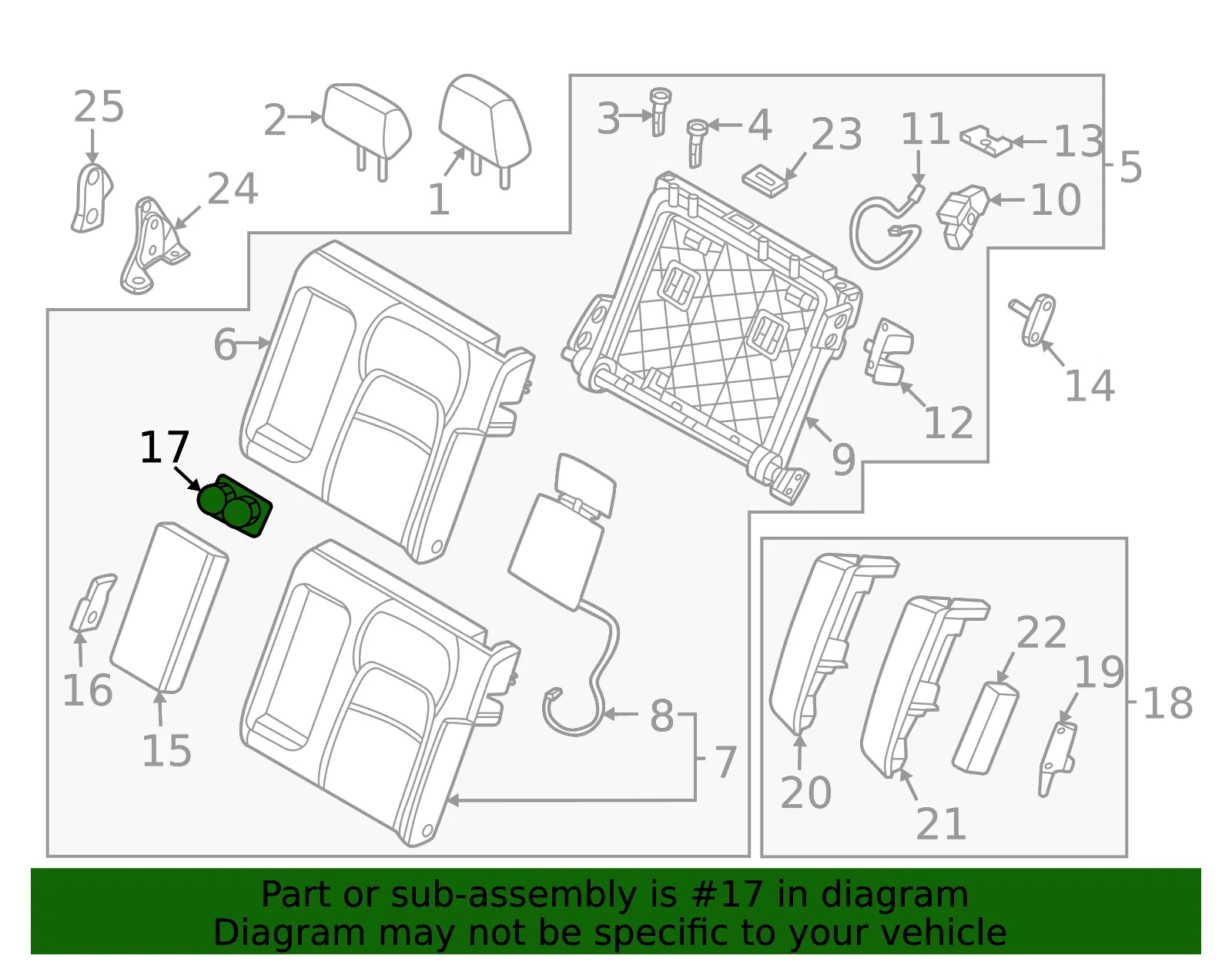 Cup Holder - Nissan (88741-5MP0A) - view 2
