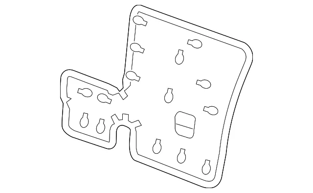 Seat Back Panel - Driver's Side (LH) - Nissan (88766-4CC1A)
