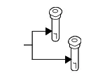 Headrest Guide - Kia (88770-P2AA0WK) - view 3
