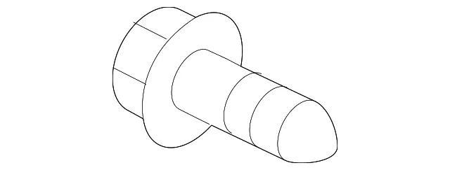 Seat Belt Assembly Lower Bolt - Kia (88812-A7000)