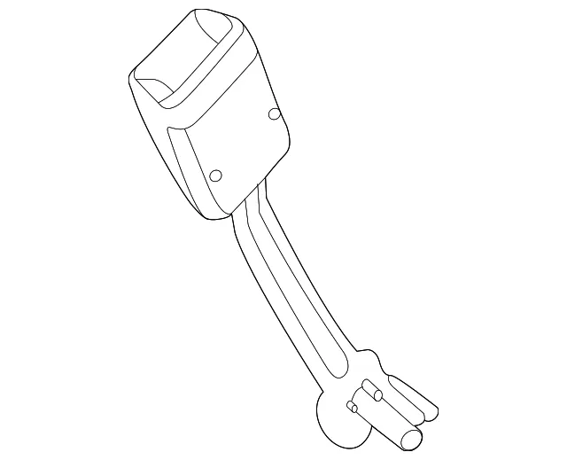 Buckle - Passenger Side (RH) - Kia (88840-1U500H9)