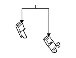 Outer Buckle - Nissan (88842-1FA0D) - view 3