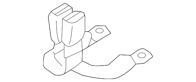 Buckle - Passenger Side (RH) - Nissan (88842-3NF1A)