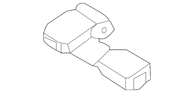 Seat Belt Receptacle - Nissan (88842-9DJ8B)