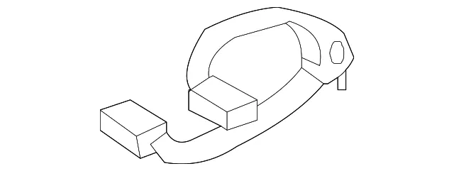 Seat Belt Receptacle - Nissan (88842-JA08A)