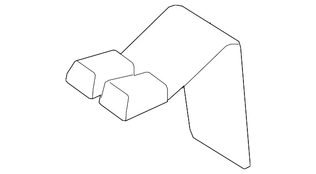 Buckle - Passenger Side (RH) - Nissan (88852-EZ28B)