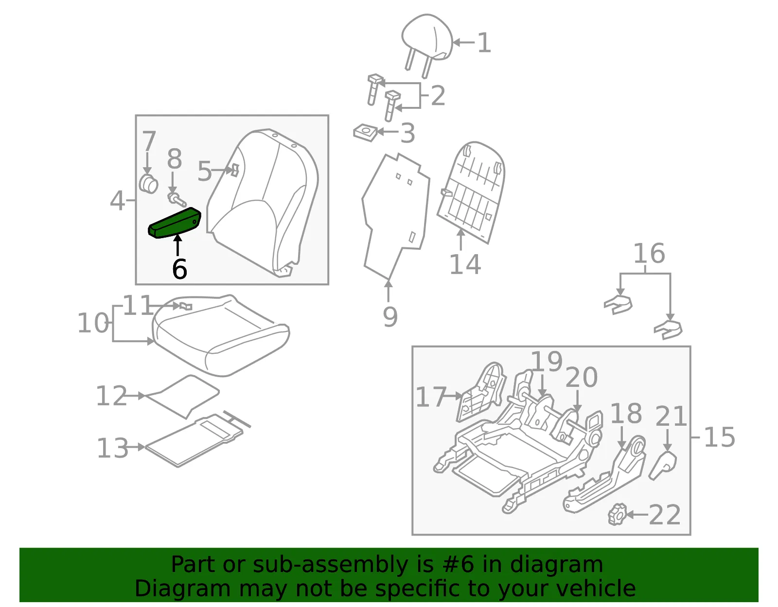 Armrest - Kia (88901-17220281) - view 2