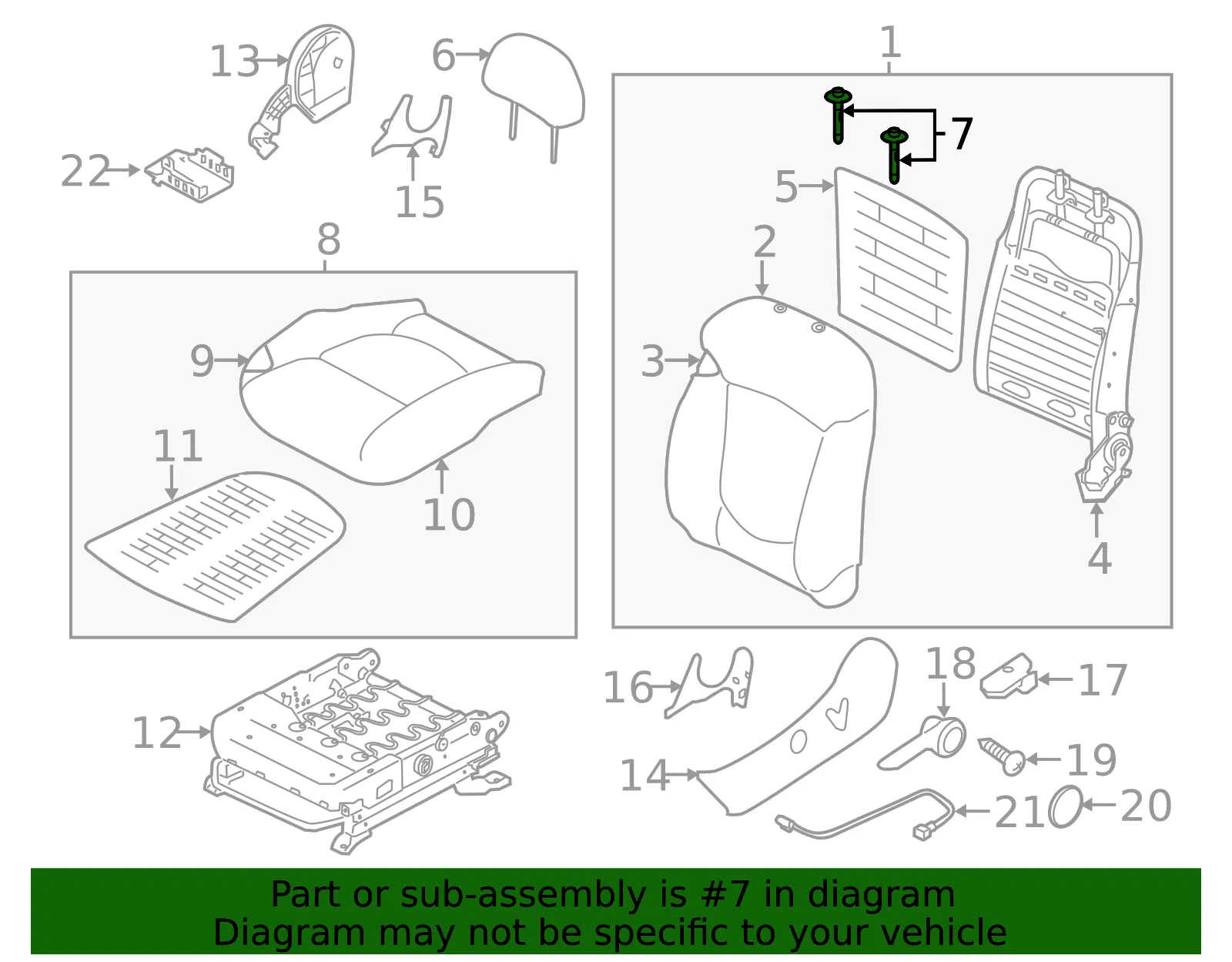 Headrest Guide - Kia (88920-1M4002I) - view 2