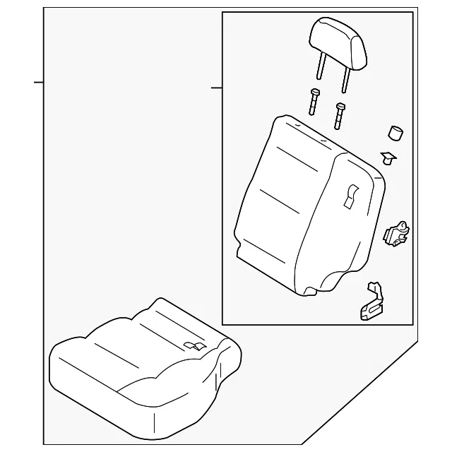 Seat Assembly - Driver's Side (LH) - Kia (89003-3E011CY4)