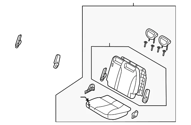 Seat Assembly - Driver's Side (LH) - Kia (89005-4D120CS2)