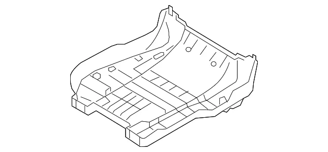 Cushion Shield - Passenger Side (RH) - Kia (89020-1U510VA)