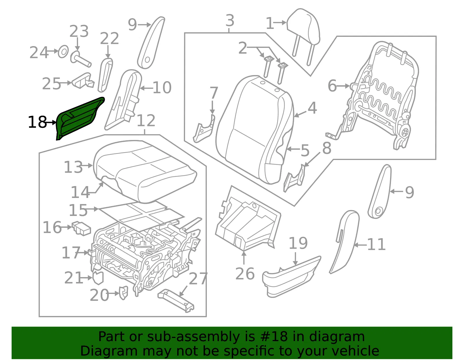 Lower Trim - Kia (89040-A9010DAA) - view 2