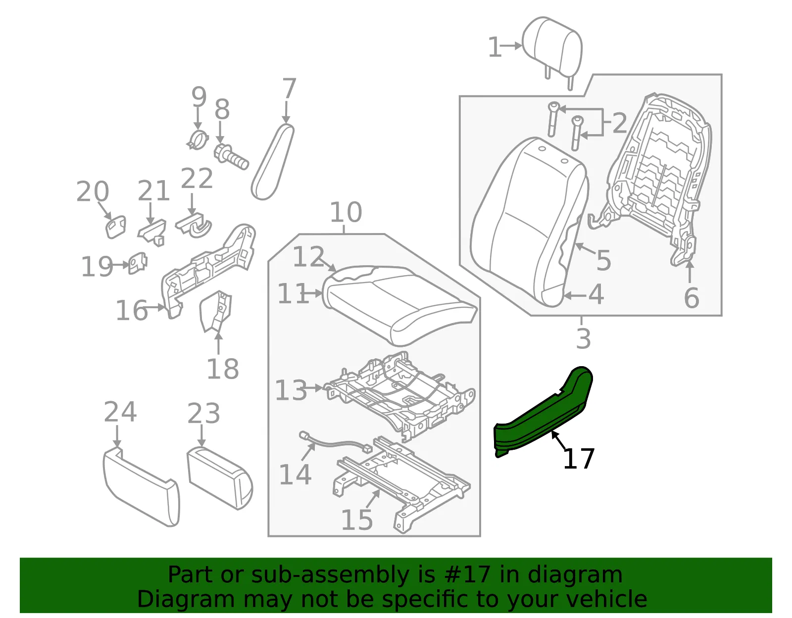 Lower Trim - Driver's Side (LH) - Kia (89051-A9701BND) - view 2