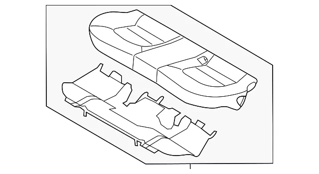 Cushion Assembly - Kia (89100-1W010BDM)